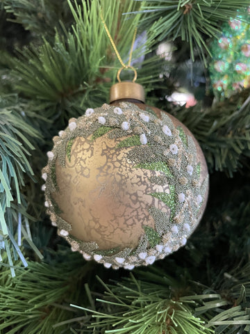 BAUBLE MIDAS GOLDEN WREATH 