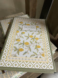 NOTEBOOK LEMONS MEDIUM