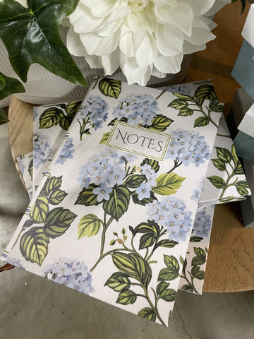 NOTEBOOK HYDRANGEA MEDIUM