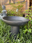 BIRD BATH FINCH CLITE LARGE BLACK