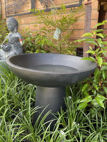 BIRD BATH FINCH CLITE LARGE BLACK